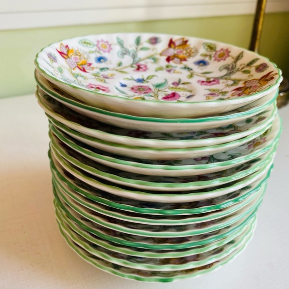 10 Royal Doulton Haddon Hall Tea ☕️ Cup Plates - Picture 10 of 16